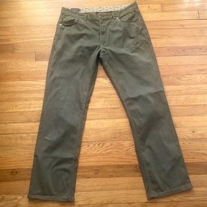 Pendleton olive green MENS khaki pants 36 x 32